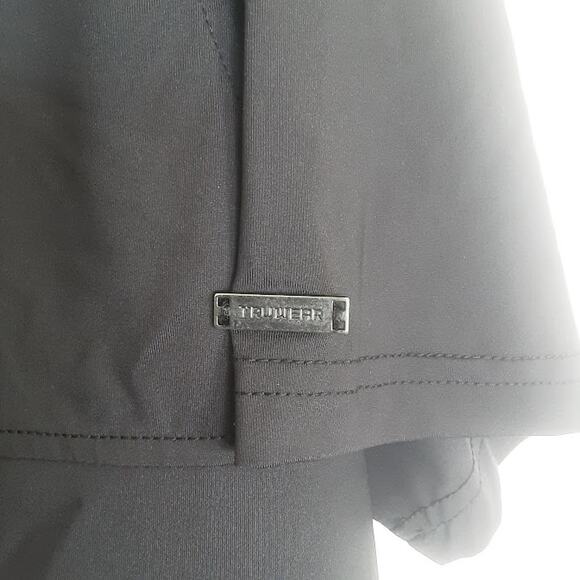 BYU TRUWEAR Crown Lifestyle Men’s Performance Henley Polo Shirt Black Size S NWT - Picture 6 of 8